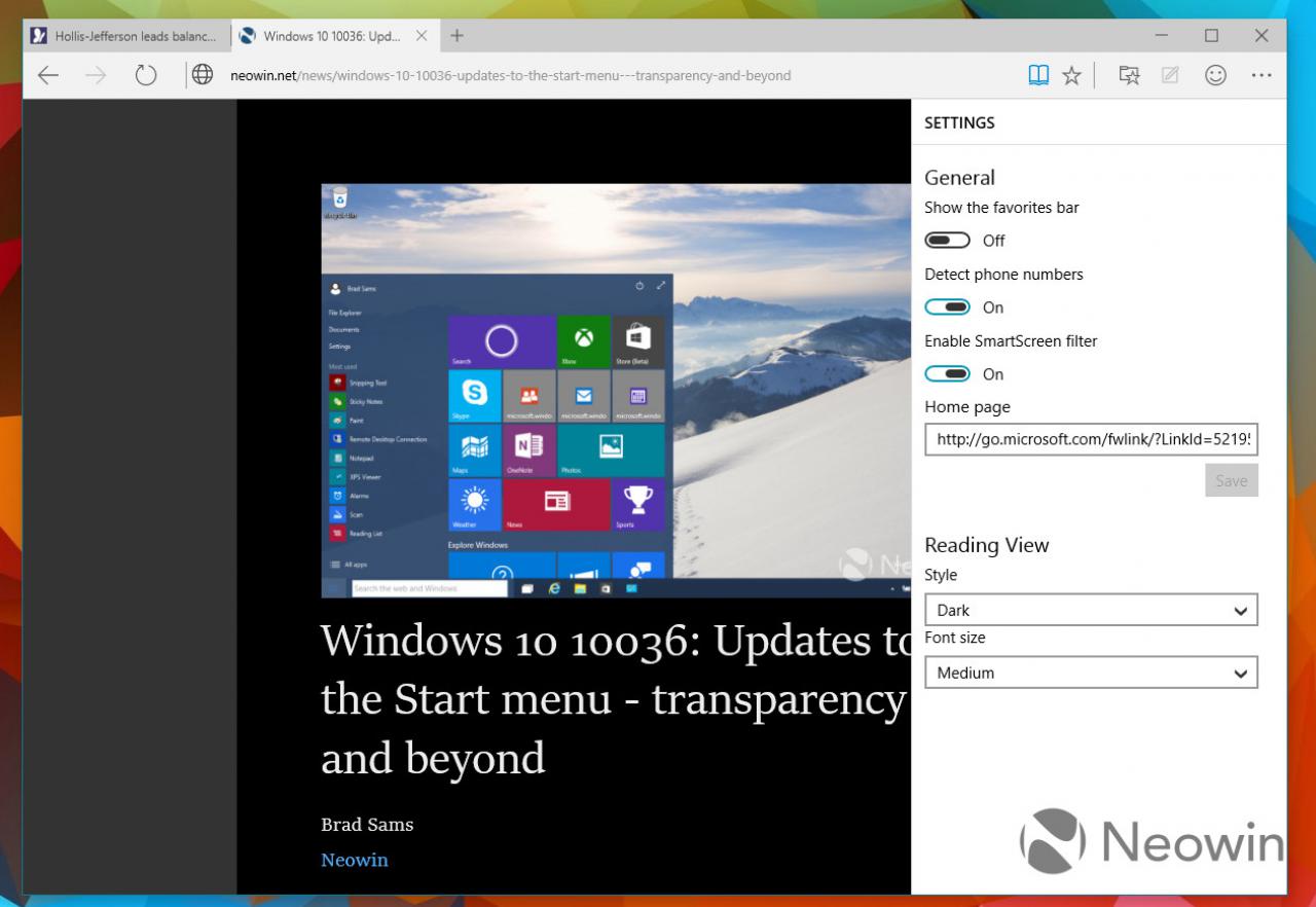 [21/03/2015] Windows 10: Bilder aus dem Lesemodus des Internet Explorer-Nachfolgers Spartan (6)