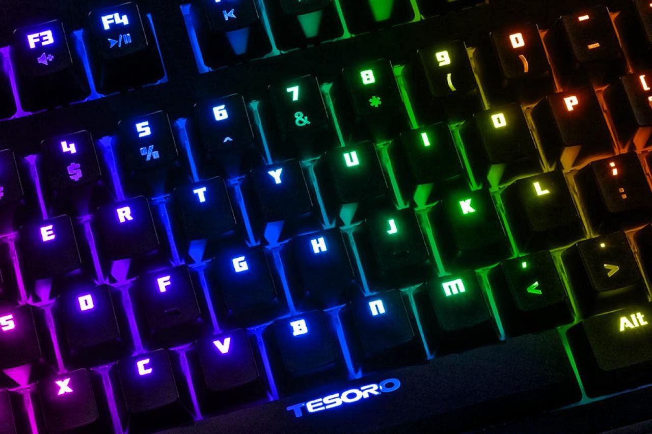 [16/03/2015] Tesoro Excalibur Spectrum: Mechanische Gaming-Tastatur mit RGB-Hintergrundbeleuchtung