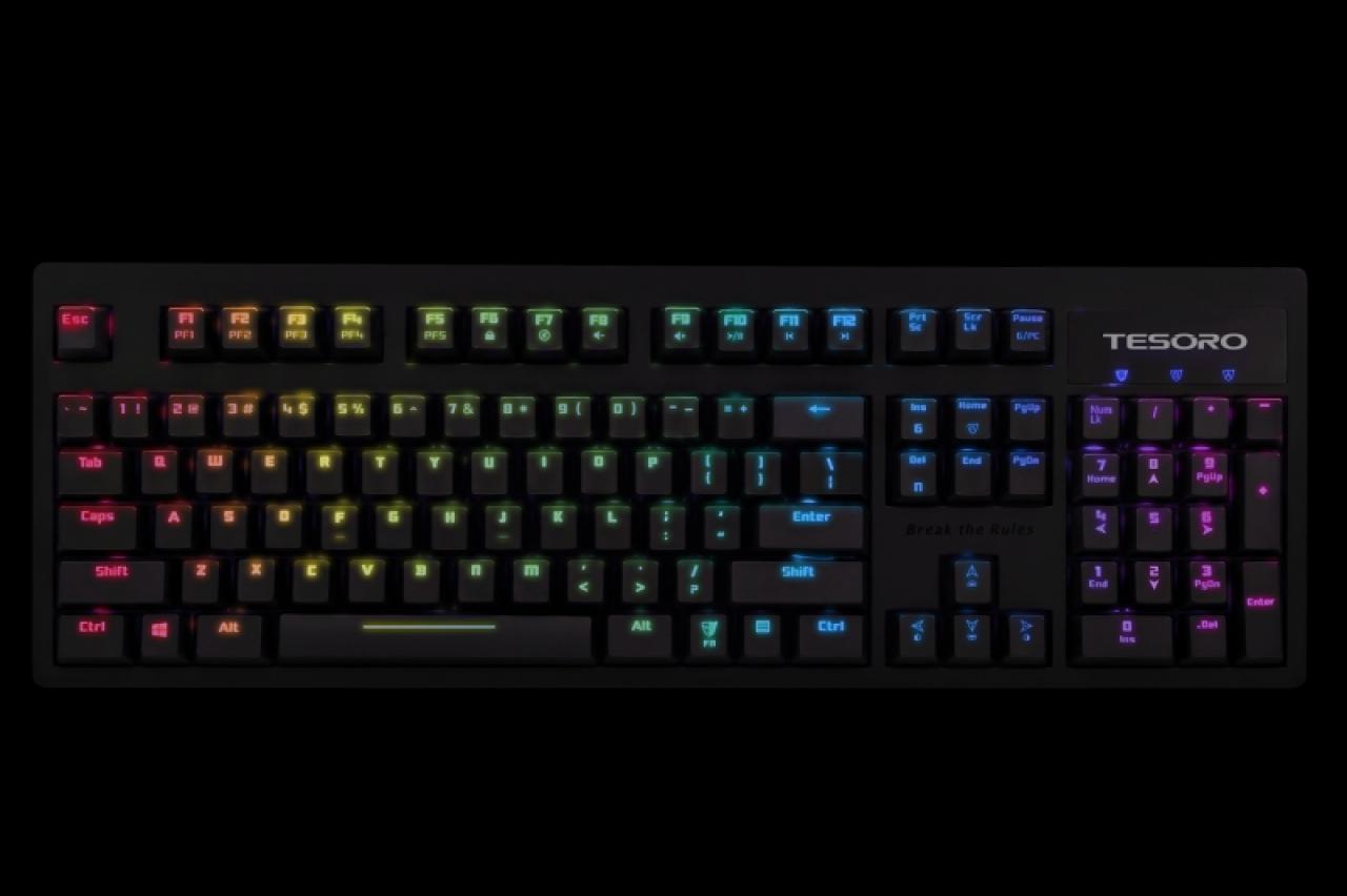 [16/03/2015] Tesoro Excalibur Spectrum: Mechanische Gaming-Tastatur mit RGB-Hintergrundbeleuchtung