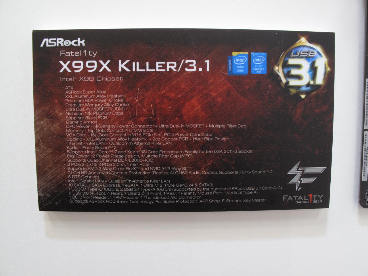 [18/03/2015] X99X Killer/3.1 Daten