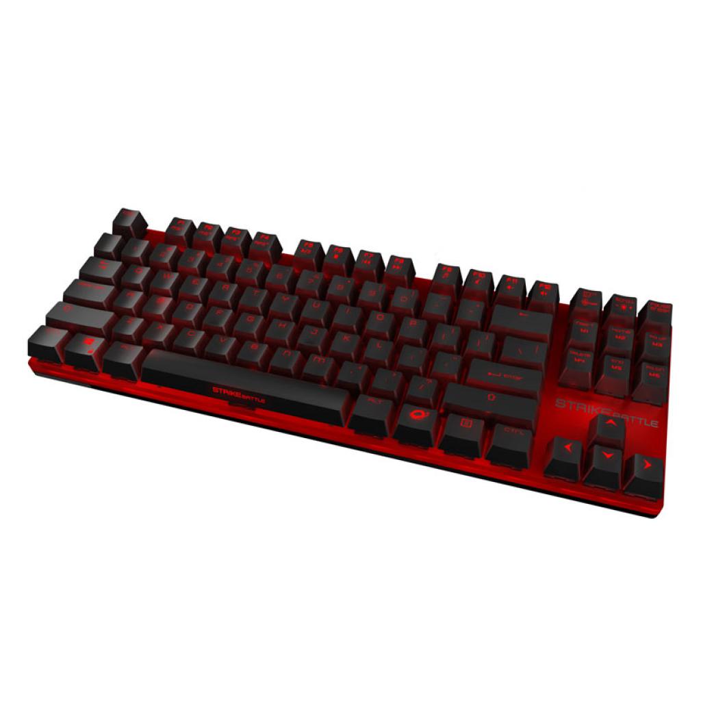 [08/03/2015] OZONE STRIKE Battle Tastatur MX Red - Schwarz-Rot (1)