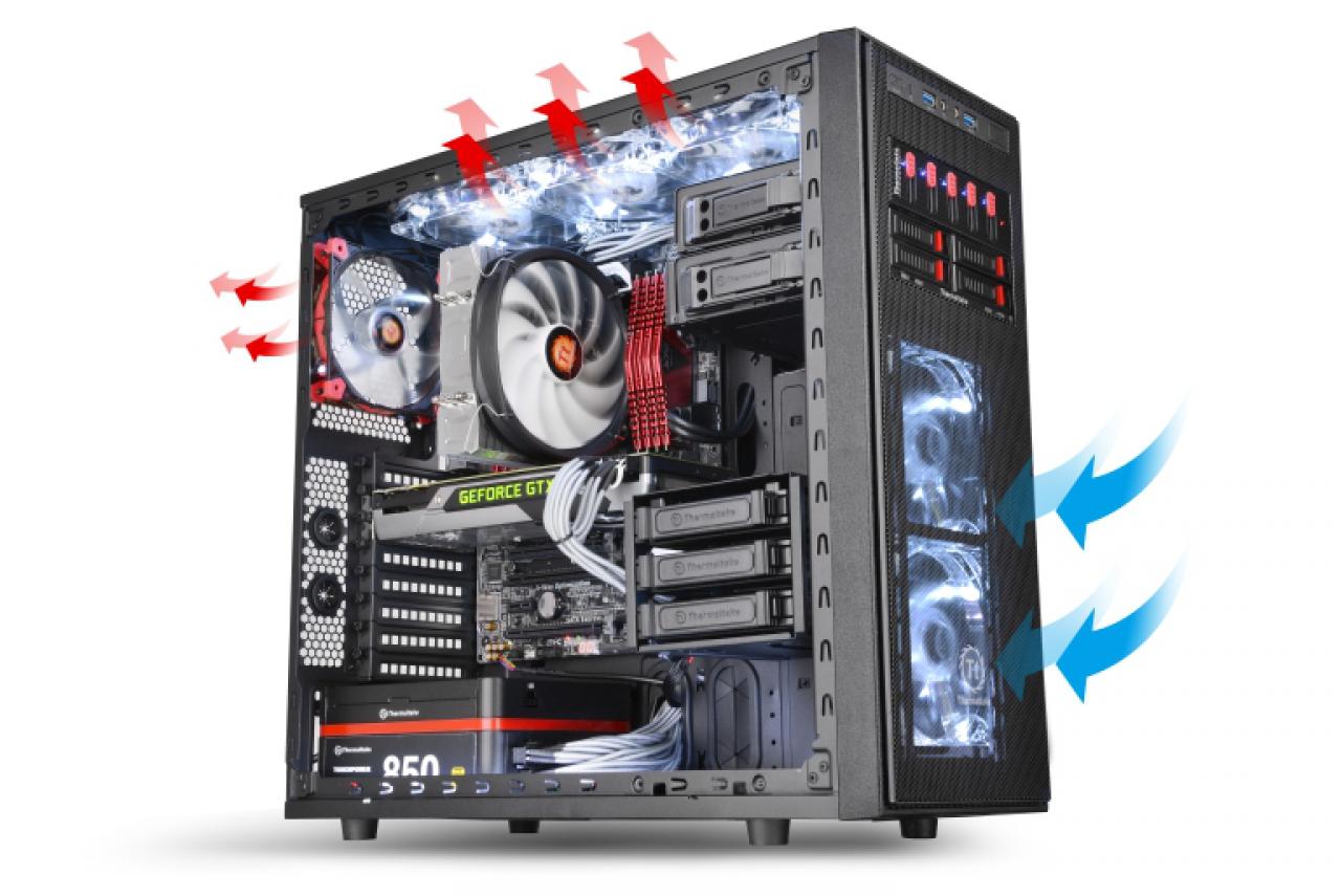[24/03/2015] Thermaltake Versa H34 Luftstrom