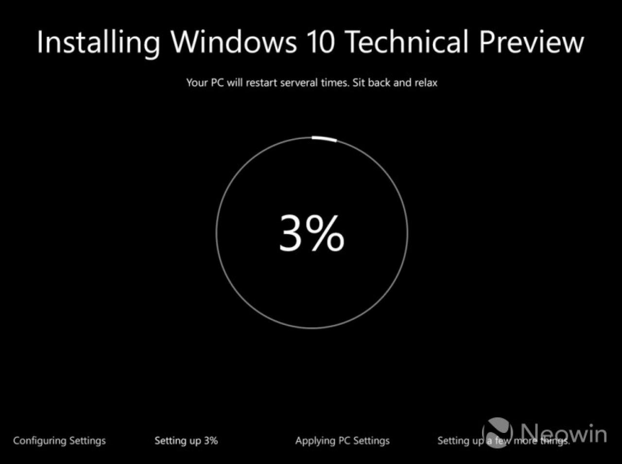 [09/03/2015] Windows 10: Installations-Oberfläche erhält neue Optik