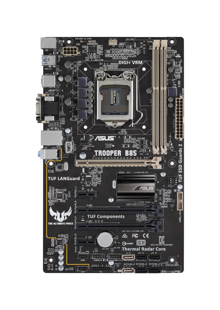 [16/04/2015] Asus TUF B85 Trooper: High-End-Serie trifft auf Einsteiger-PCH (2)