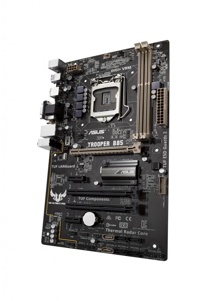 [16/04/2015] Asus TUF B85 Trooper: High-End-Serie trifft auf Einsteiger-PCH (3)