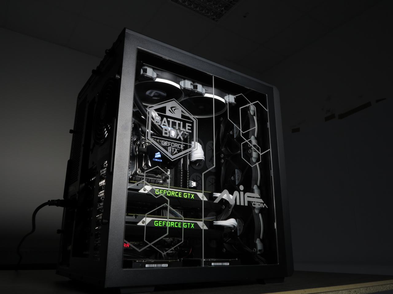 [07/04/2015] Mifcom Battlebox Maximale Leistung durch zwei Geforce GTX Titan X (11)