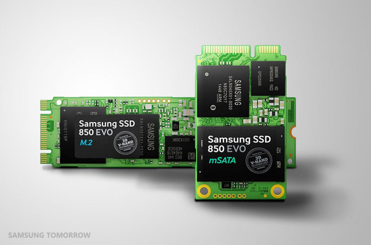 [01/04/2015] Samsung 850 EVO im mSATA und M.2 Format
