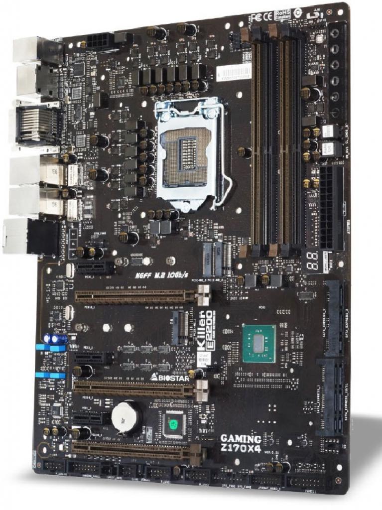 [22/05/2015] Biostar Z170X4 Gaming: Erstes Skylake-Mainboard offiziell gezeigt