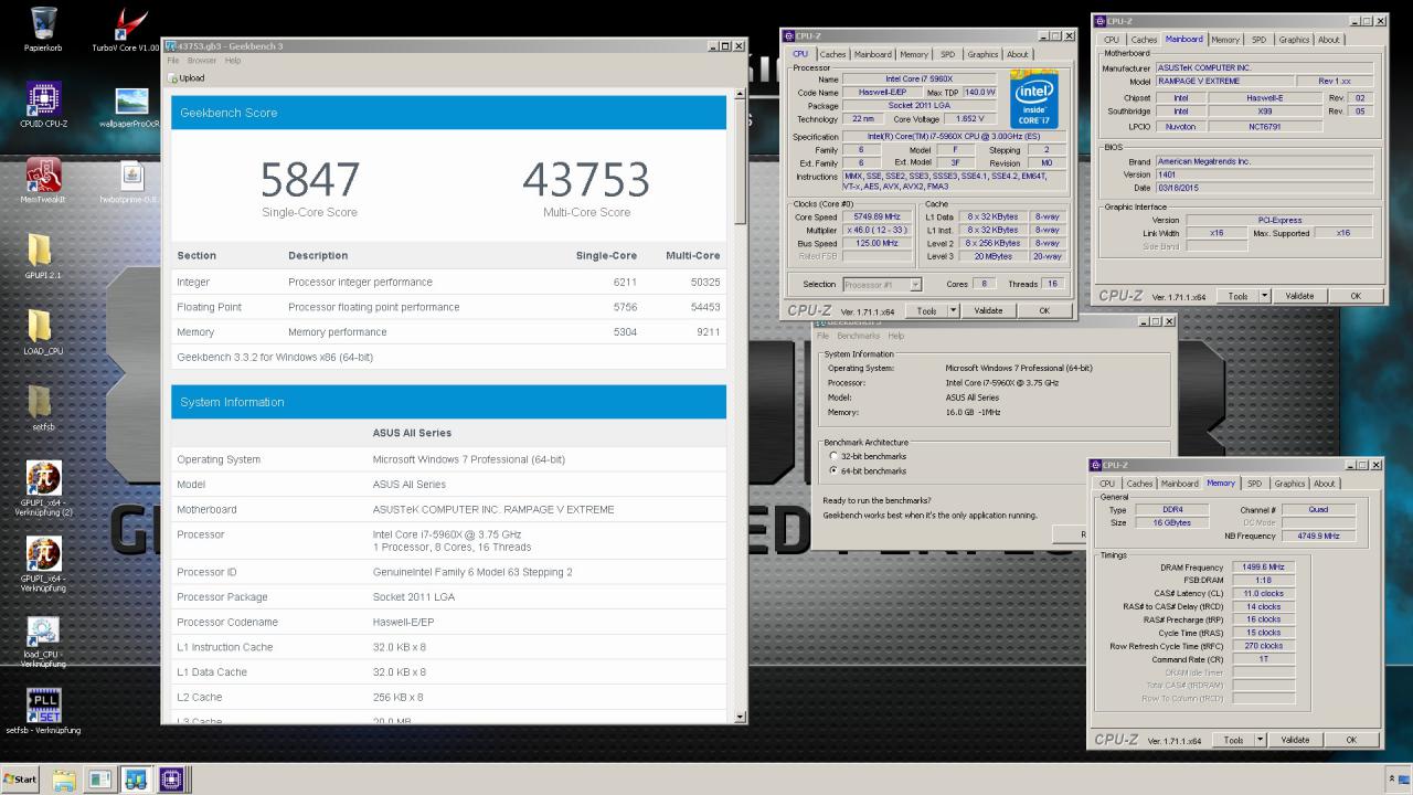 [19/05/2015] Geekbench Weltrekord