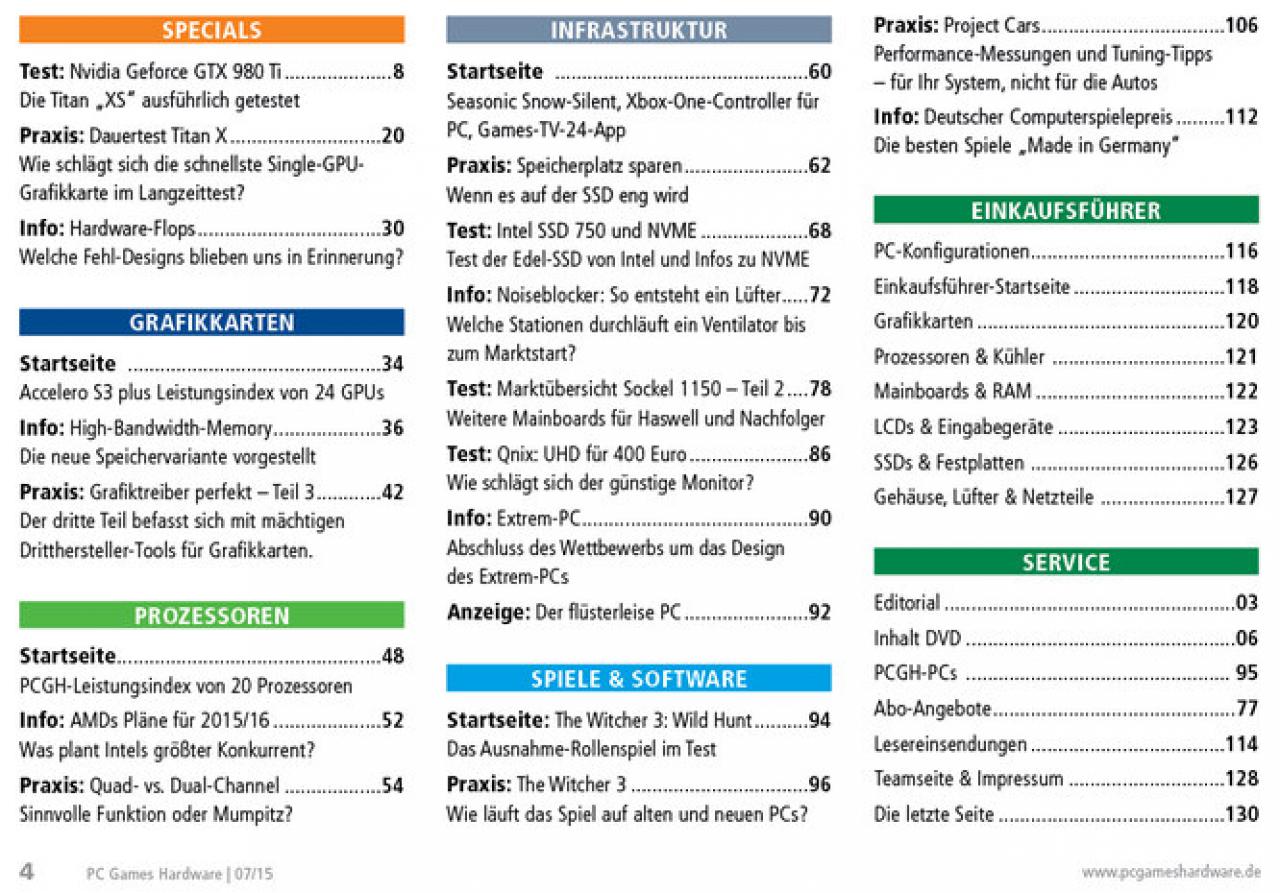 [27/05/2015] Inhalt PCGH #177 07-2015