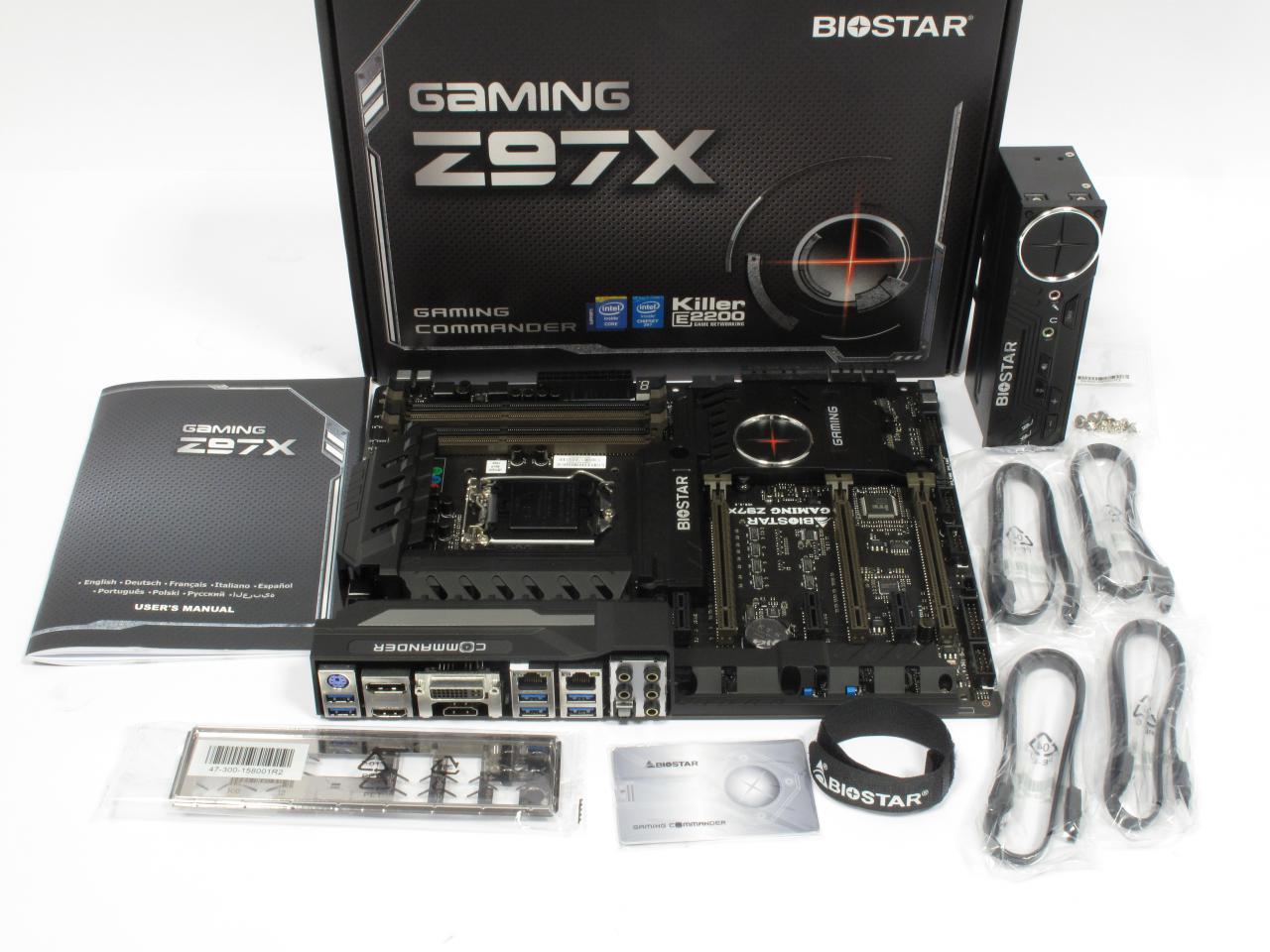 [15/05/2015] Biostar Gaming Z97X: Packungsinhalt
