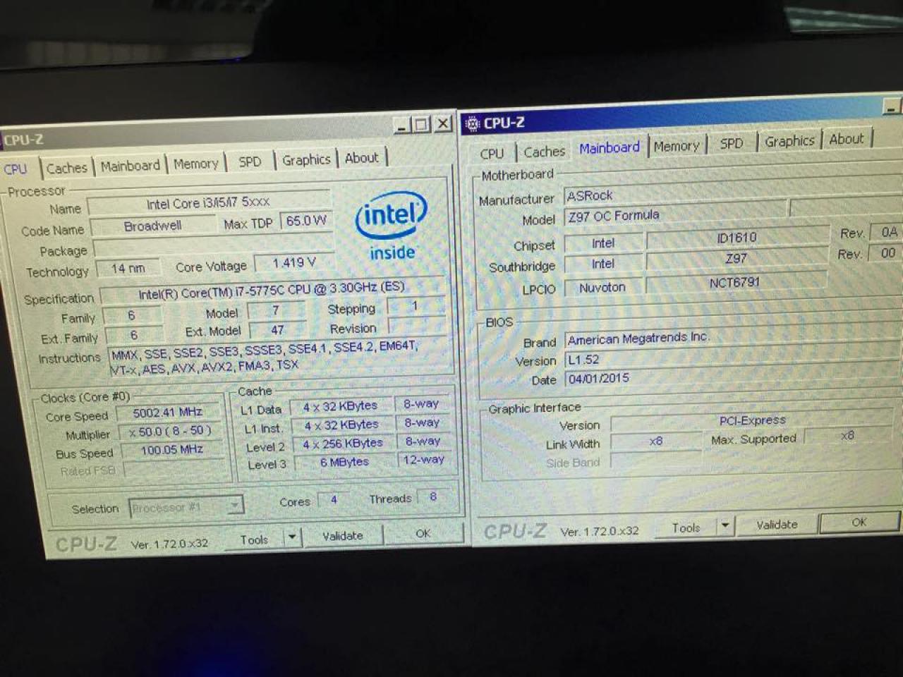 [14/05/2015] Broadwell: Core i7-5775C unter Luftkühlung auf 5 GHz übertaktet (1)