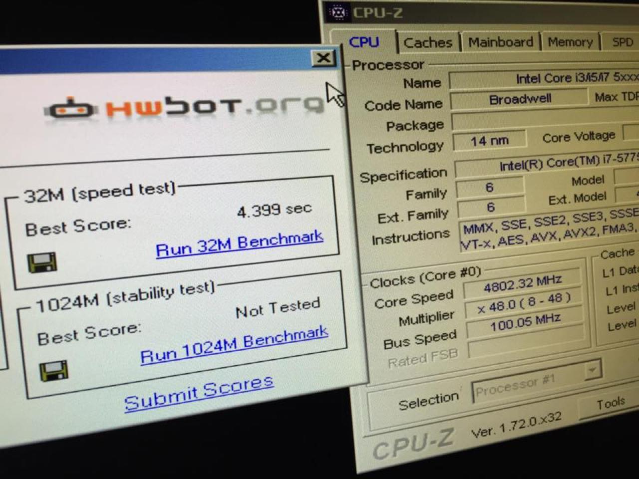 [14/05/2015] Broadwell: Core i7-5775C unter Luftkühlung auf 5 GHz übertaktet (2)