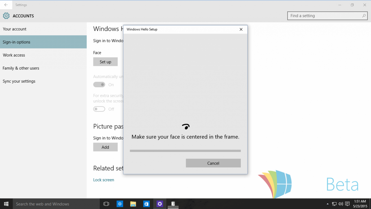 [24/05/2015] Windows 10 Build 10125 bietet einige interessante Veränderungen wie beispielsweise Windows Hello. (2)