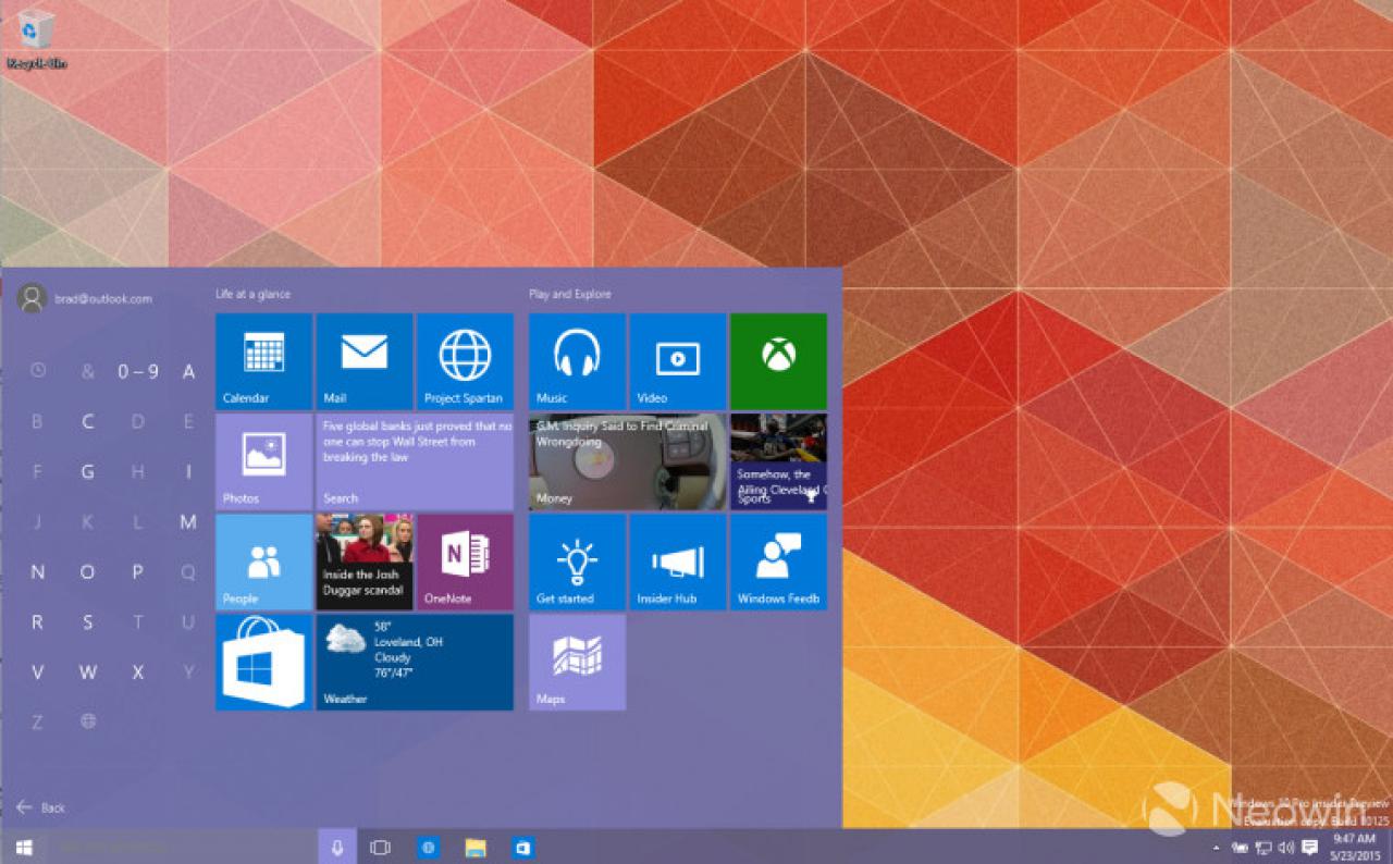 [24/05/2015] Windows 10 Build 10125 bietet einige interessante Veränderungen wie beispielsweise Windows Hello. (4)