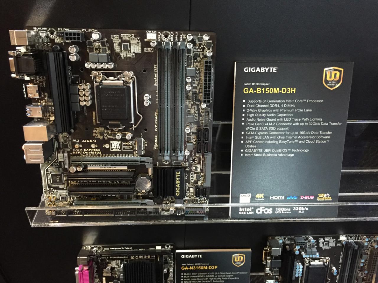 [02/06/2015] Gigabyte auf der Computex: Skylake-Mainboards mit Z170, H170 und B150 (12)