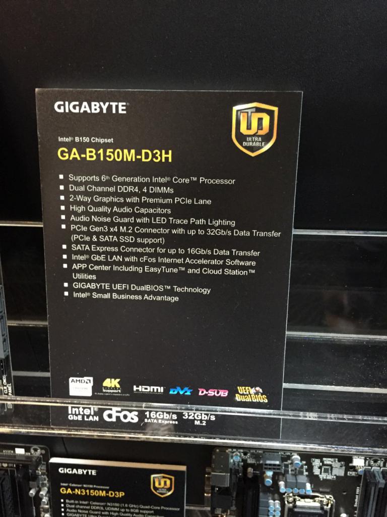 [02/06/2015] Gigabyte auf der Computex: Skylake-Mainboards mit Z170, H170 und B150 (13)