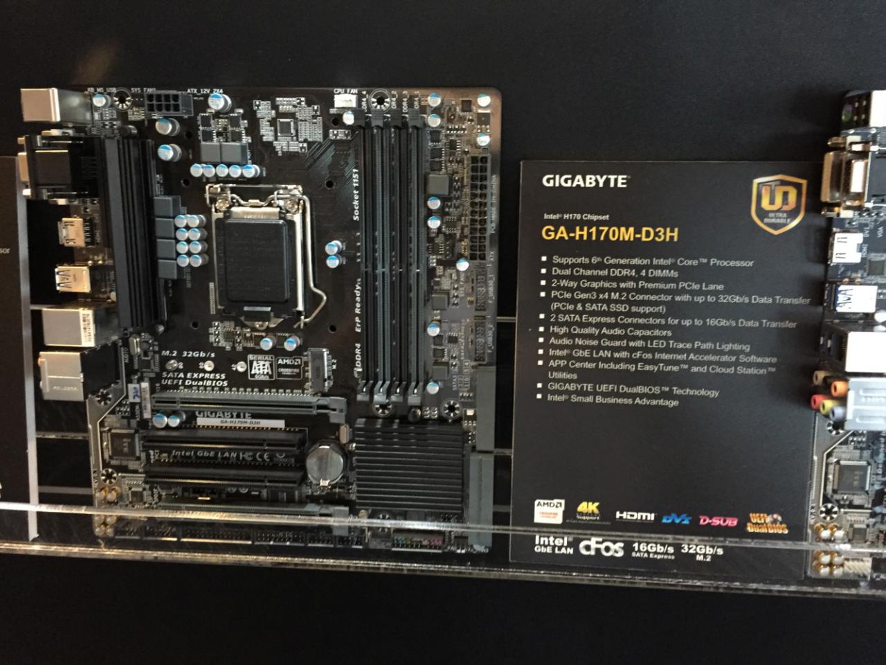[02/06/2015] Gigabyte auf der Computex: Skylake-Mainboards mit Z170, H170 und B150 (14)