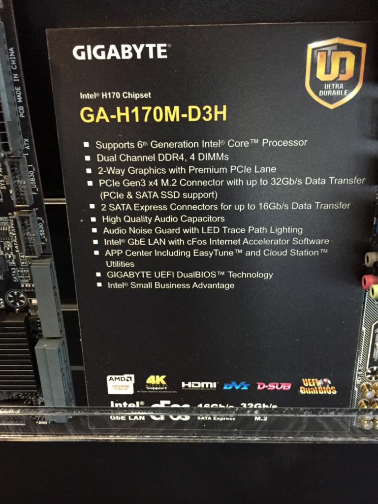 [02/06/2015] Gigabyte auf der Computex: Skylake-Mainboards mit Z170, H170 und B150 (15)