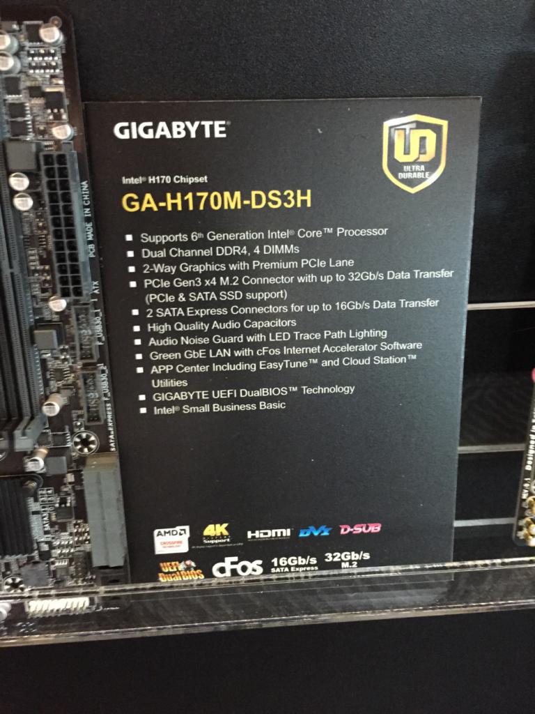 [02/06/2015] Gigabyte auf der Computex: Skylake-Mainboards mit Z170, H170 und B150 (17)