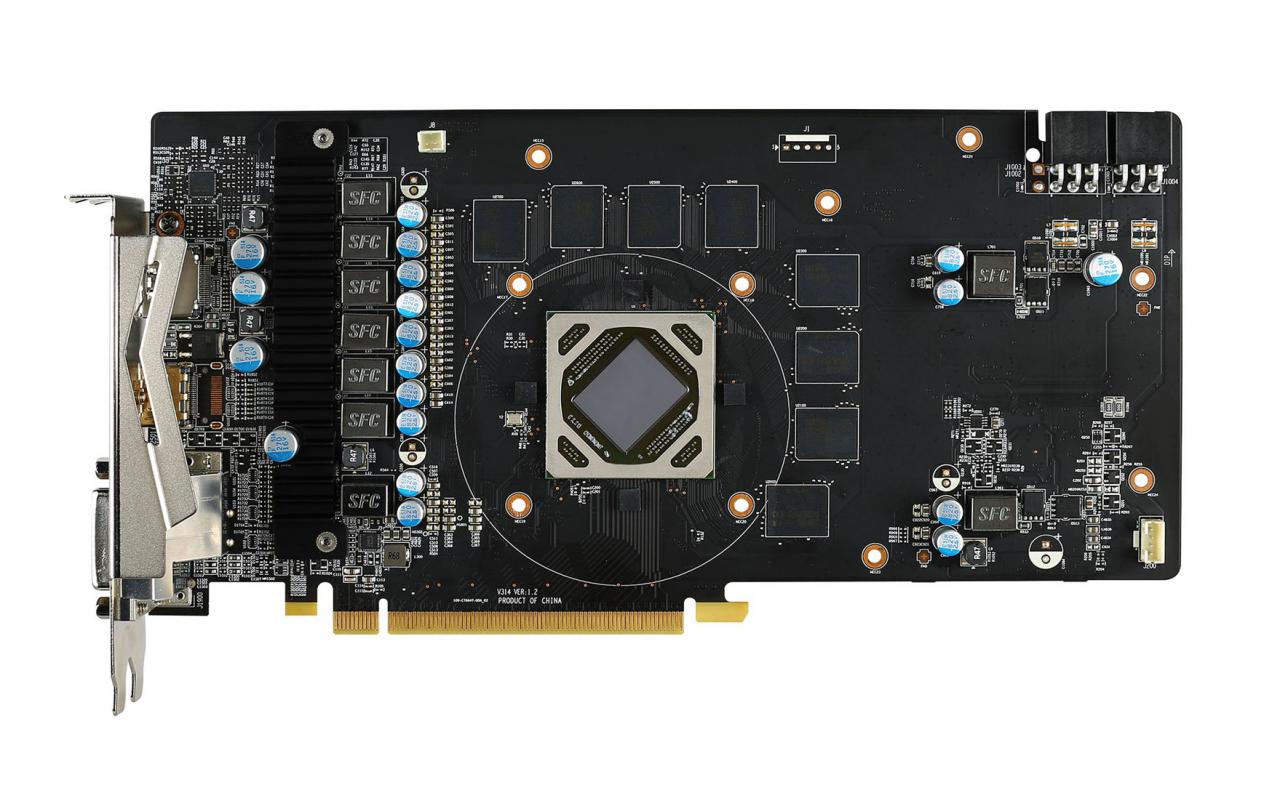 MSI Radeon R9 380 2GD5T PCB