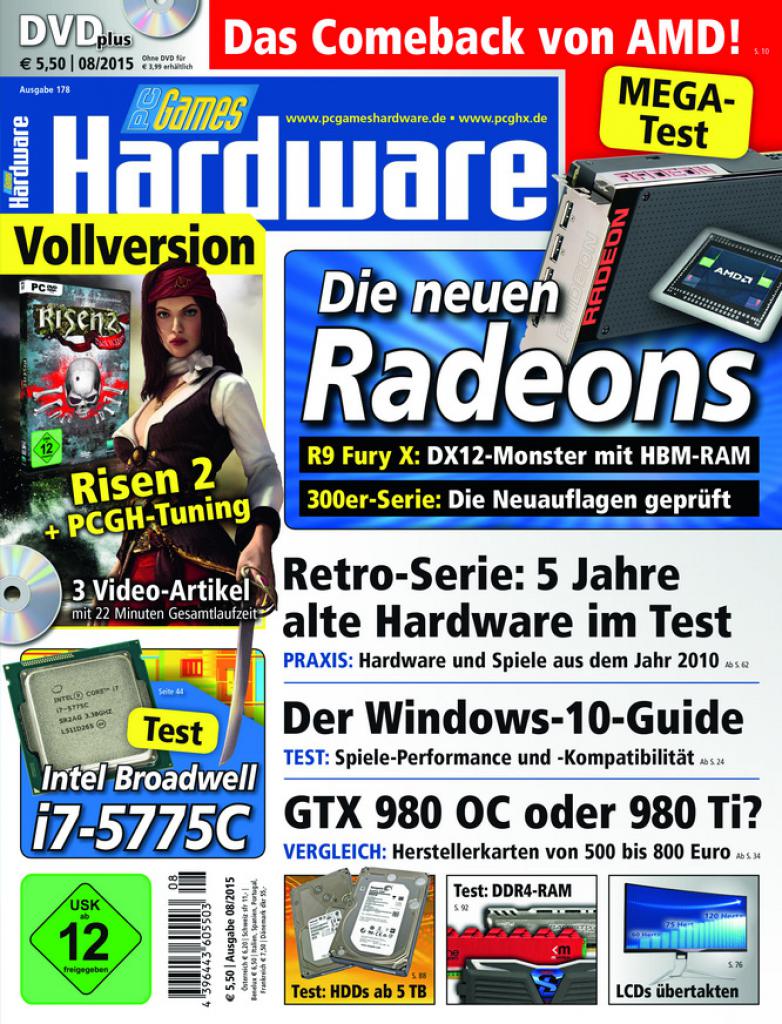 [26/06/2015] PCGH #178 (08/2015): Cover DVD