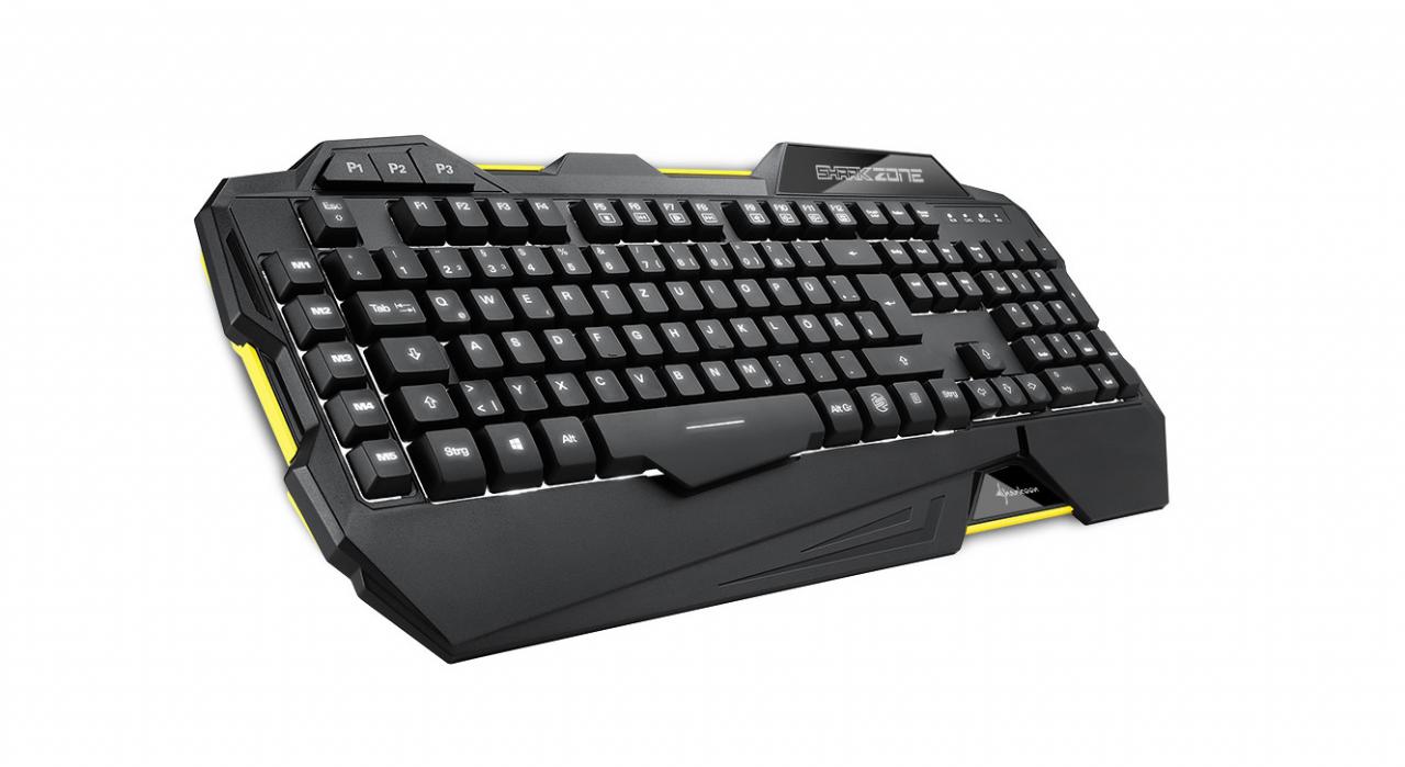 [12/06/2015] Sharkoon Zone K30: 30-Euro-Tastatur mit Beleuchtung und Makro-Tasten (3)