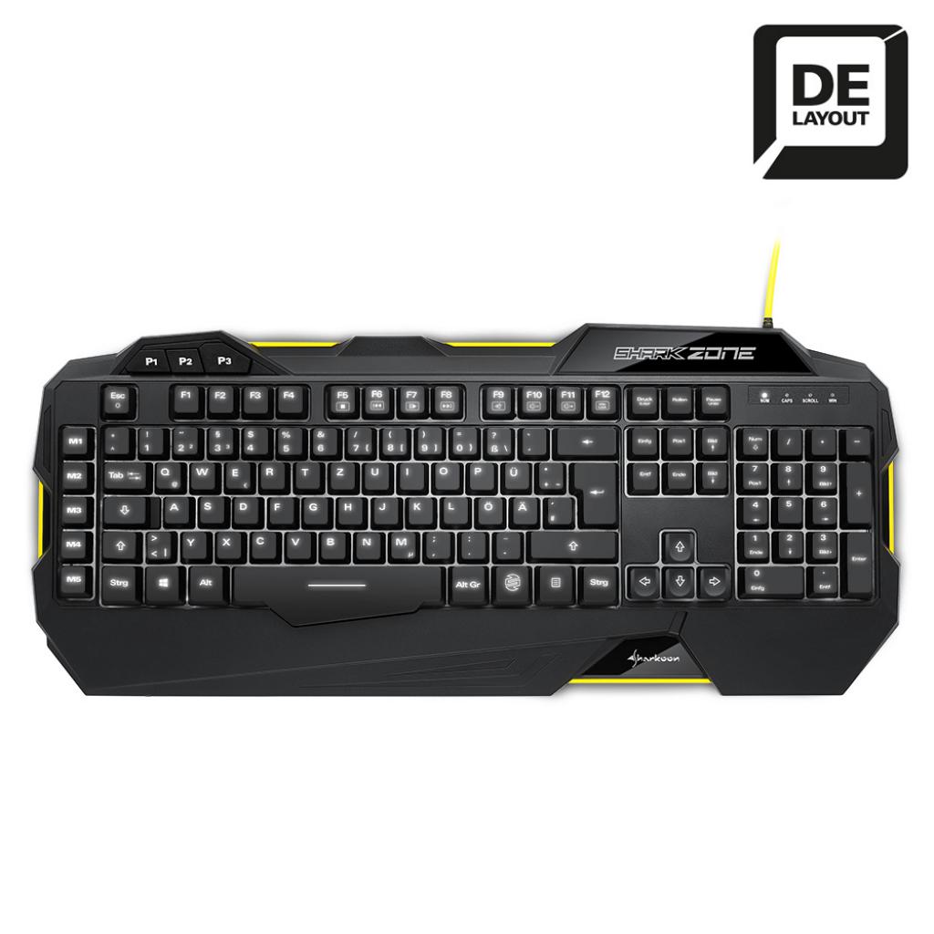 [12/06/2015] Sharkoon Zone K30: 30-Euro-Tastatur mit Beleuchtung und Makro-Tasten (1)