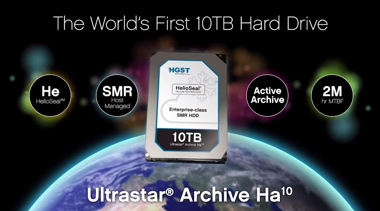 [10/06/2015] Ultrastar Archive Ha10: HGST bringt erste 10-TByte-HDD auf den Markt