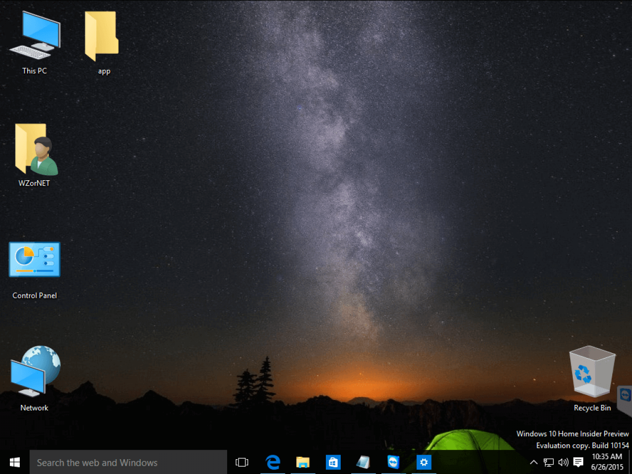 [27/06/2015] Windows 10: Screenshots aus Build 10154 zeigen anscheinend fast fertiges Design. (2)