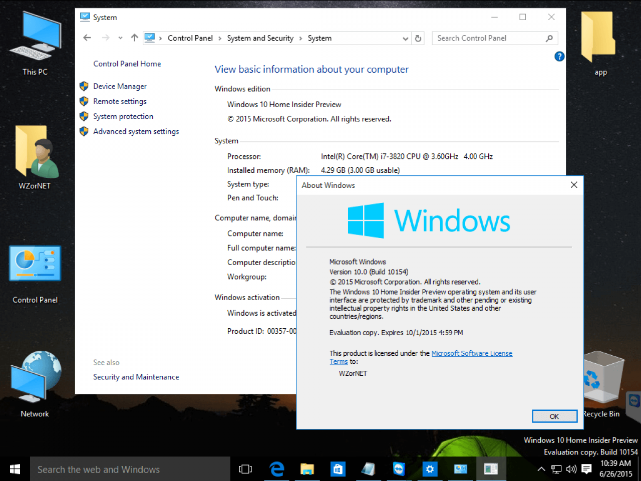 [27/06/2015] Windows 10: Screenshots aus Build 10154 zeigen anscheinend fast fertiges Design. (4)