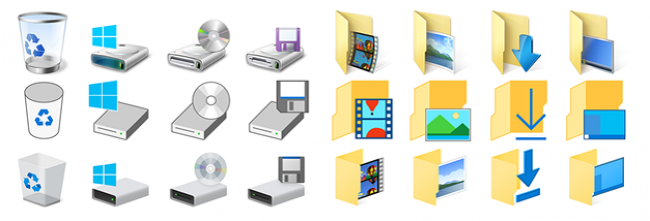 [01/06/2015] Windows 10 Build 10130 enthält erneut überarbeitete Icons.