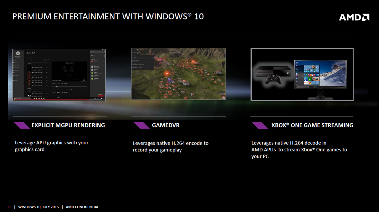 [28/07/2015] AMD über Windows 10: APUs bieten die 
