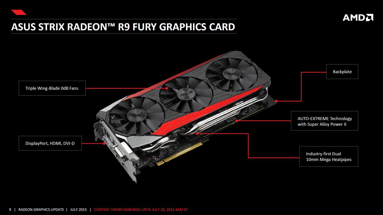 [13/07/2015] AMD Radeon R9 Fury: Asus' und Sapphires Custom-Designs kosten 630 Euro (1)