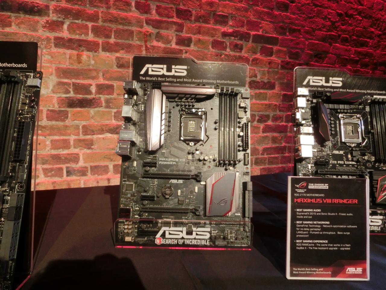 [29/07/2015] Asus Maximus VIII Ranger: Die in der Z97-Generation empfehlenswerte ROG-Einsteigerklasse wird mit einem Z170-Modell fortgesetzt.