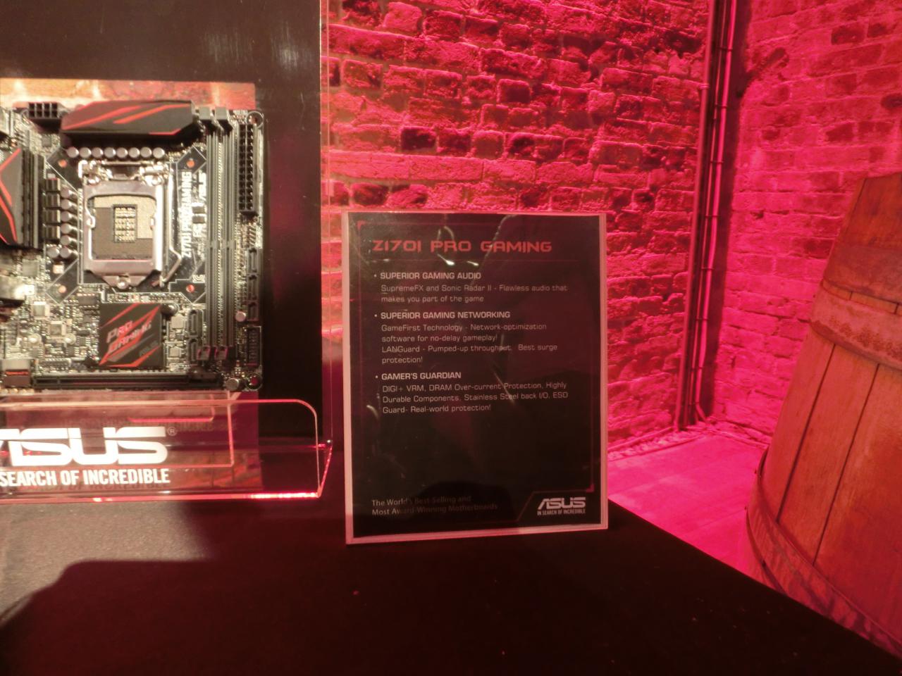 [29/07/2015] Asus Z170I Pro Gaming: Produktbeschreibung
