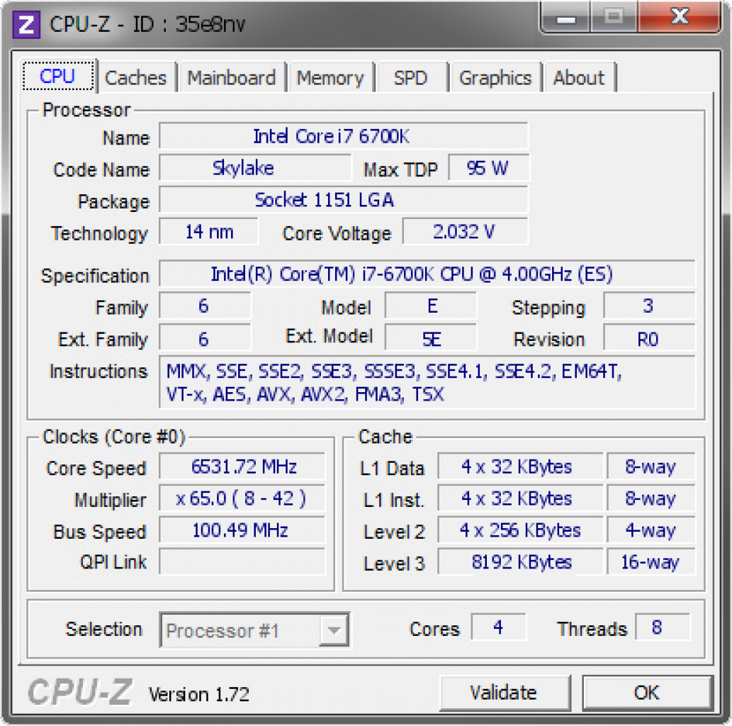 [23/07/2015] Intel Core i7-6700K: Skylake-Topmodell mit LN2 auf 6,5 GHz übertaktet (1)