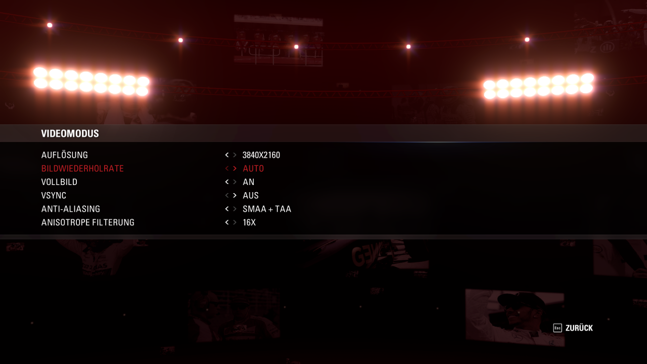F1 2015 Anzeigemen&uuml;