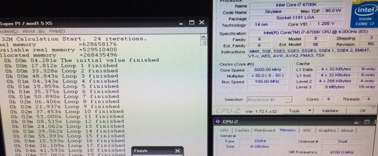 [21/07/2015] Intel Core i7-6700K: 5,0 GHz im Super Pi 32M ohne HT