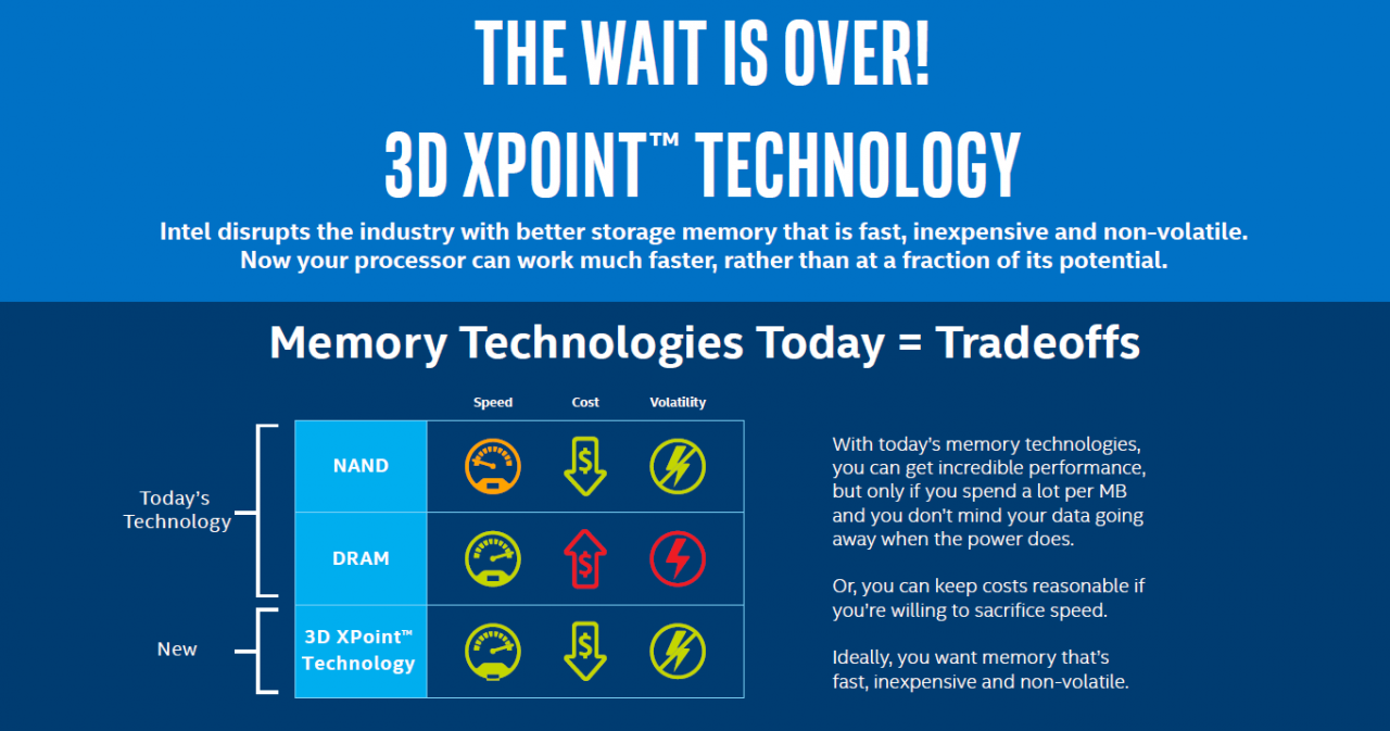 [30/07/2015] Intel und Micron kündigen Xpoint an: 1.000 Mal schneller als Flash, 10 Mal dichter als DRAM (2)