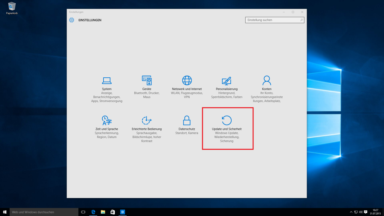 [31/07/2015] Bit-Torrent-artige Updates deaktivieren: Das an Bit-Torrent erinnernde Prinzip versteckt sich in den Einstellungen unter Systemsteuerung > Updates und Sicherheit > Windows Update >