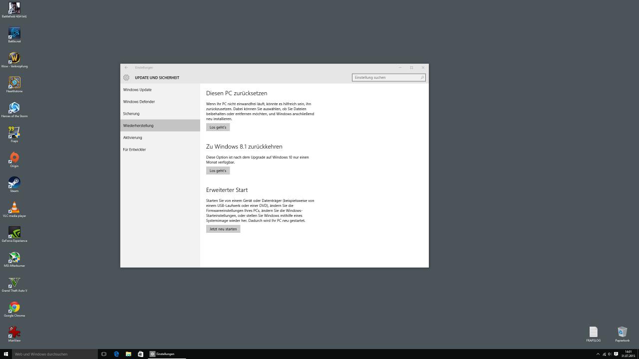 [31/07/2015] Im Menü 