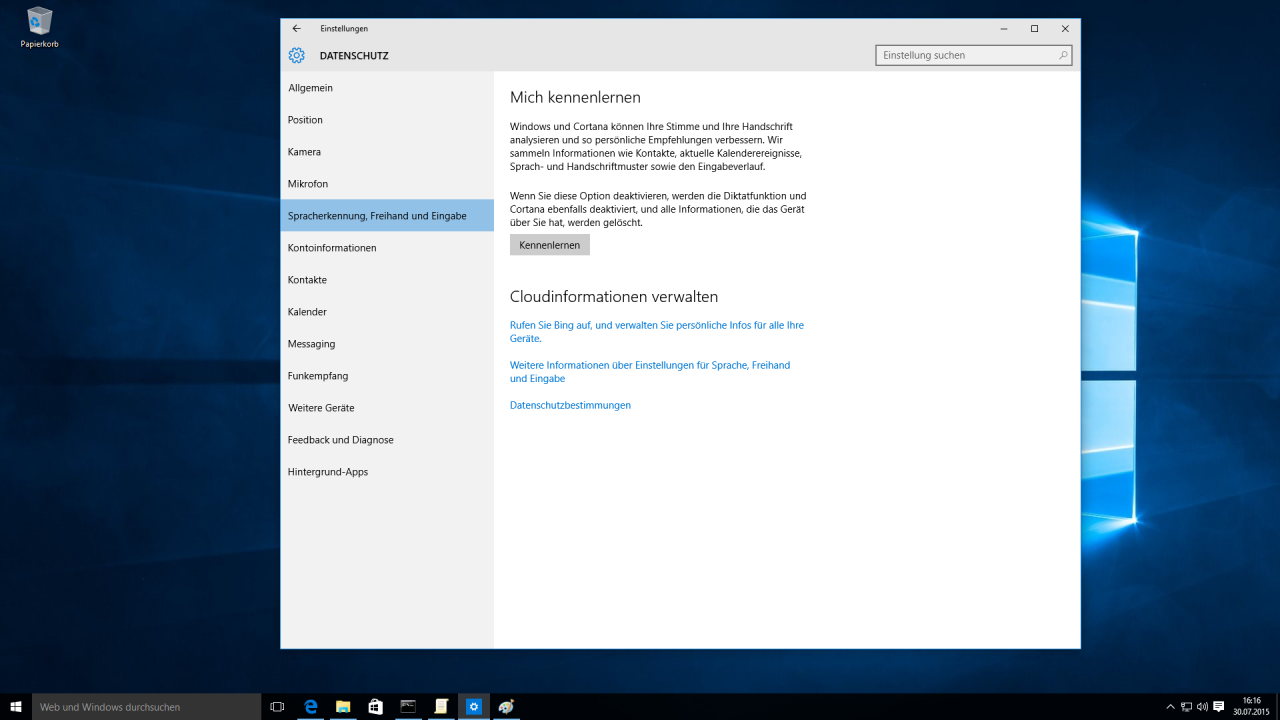 [30/07/2015] Windows 10: Datenschutz-Einstellungen (6)