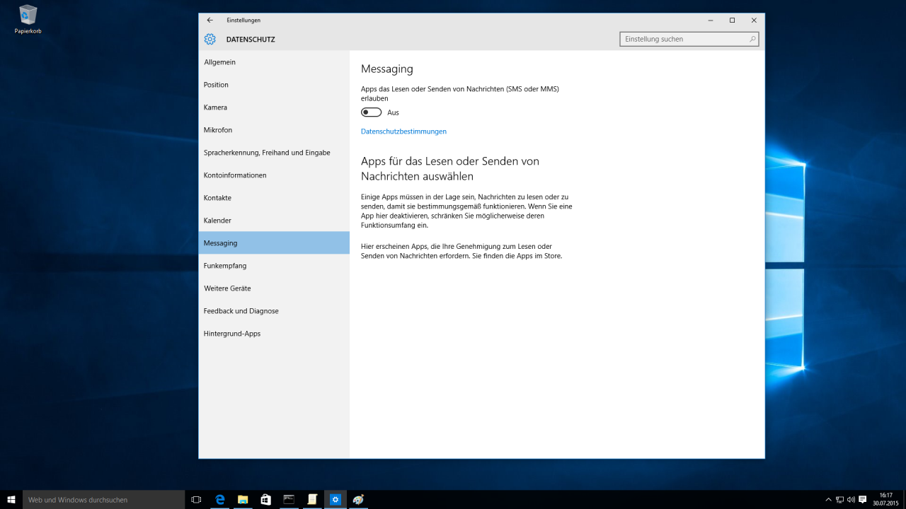 [30/07/2015] Windows 10: Datenschutz-Einstellungen (10)