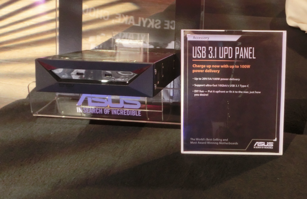 [29/07/2015] Asus Z170-Mainboards: Als Zubehör wird ein Front-Panel mit USB-3.1-Controller angeboten, die Verbindung zum Mainboard übernimmt SATA-Express. Erstmals werden auch die erweiterten Stromversorgungsmöglichkeiten des neuen Typ-C-Steckers genutzt.