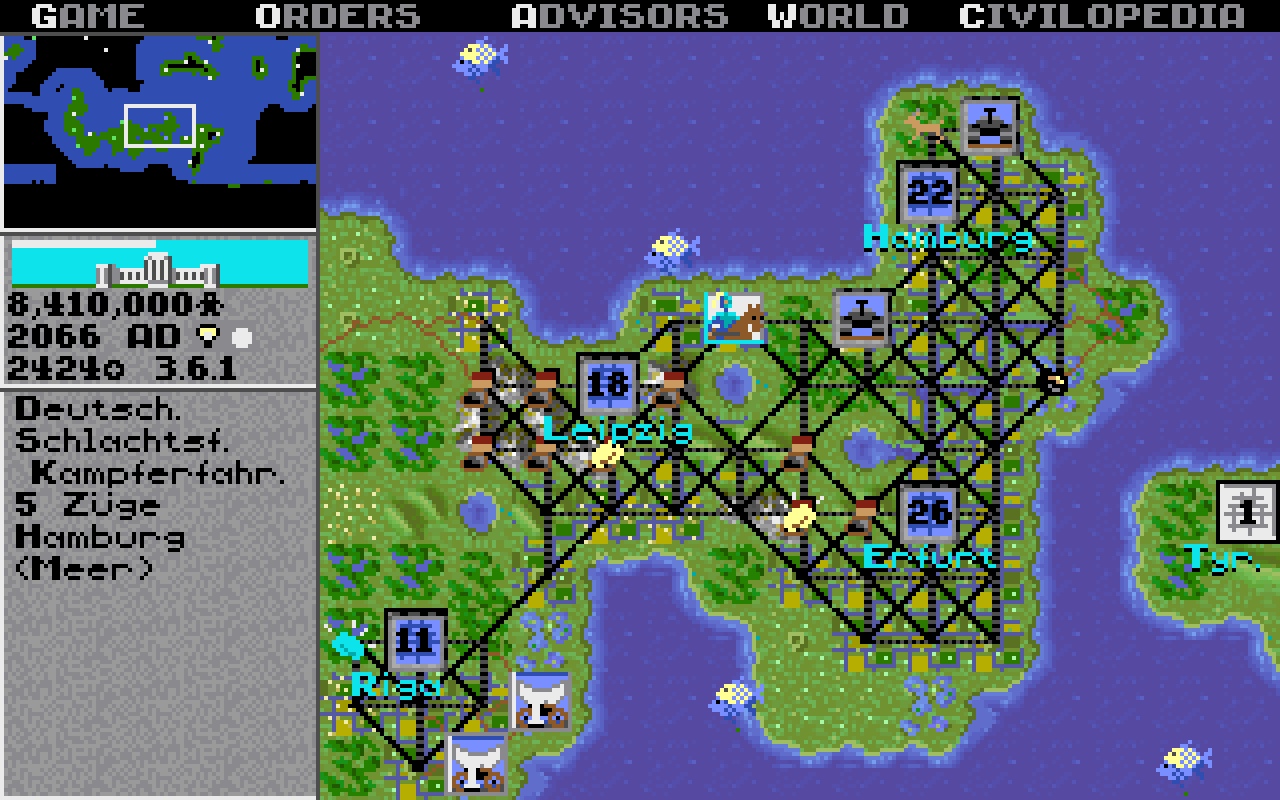 [10/08/2015] Civilization 1 (475.02) (DOS) (D-Fend Reloaded 1.4.2 + Dosbox 0.74 + Munt) - Screenshot von Poulton (15)