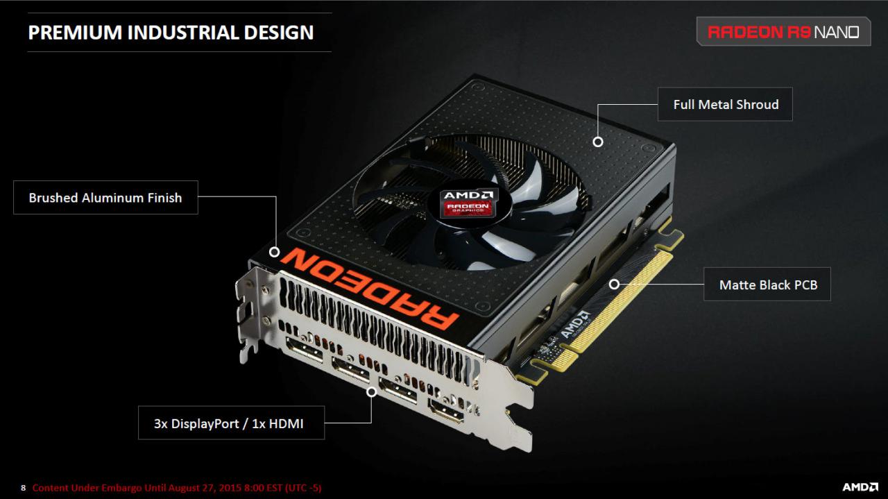[27/08/2015] Radeon R9 Nano: AMD heute Abend mit zweistündigem Livestream
