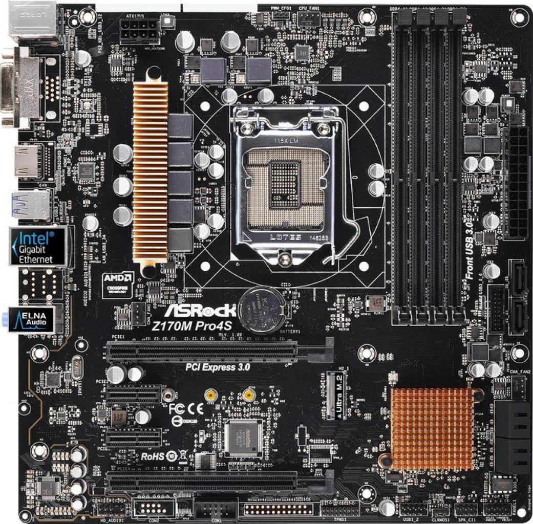 [06/08/2015] ASRock Z170M Pro4S