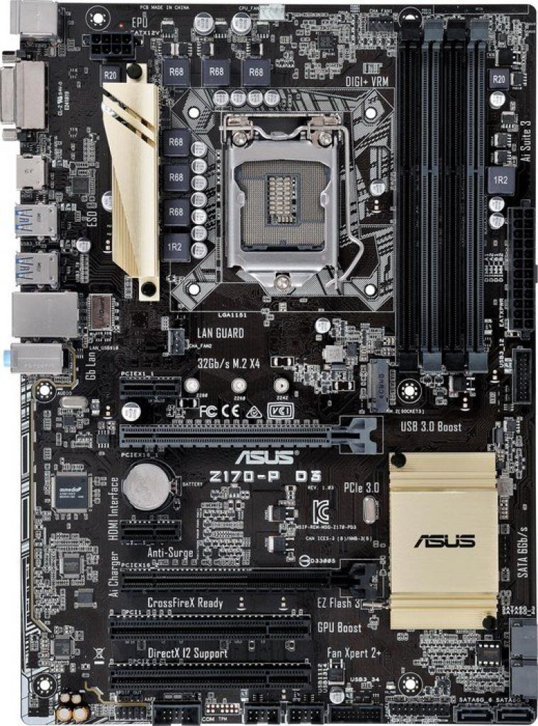 [06/08/2015] ASUS Z170-P/D3