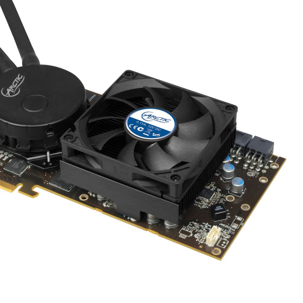 Arctic Cooling Hybrid III-140: Grafikkartenspezifische VRM-Kühlung
